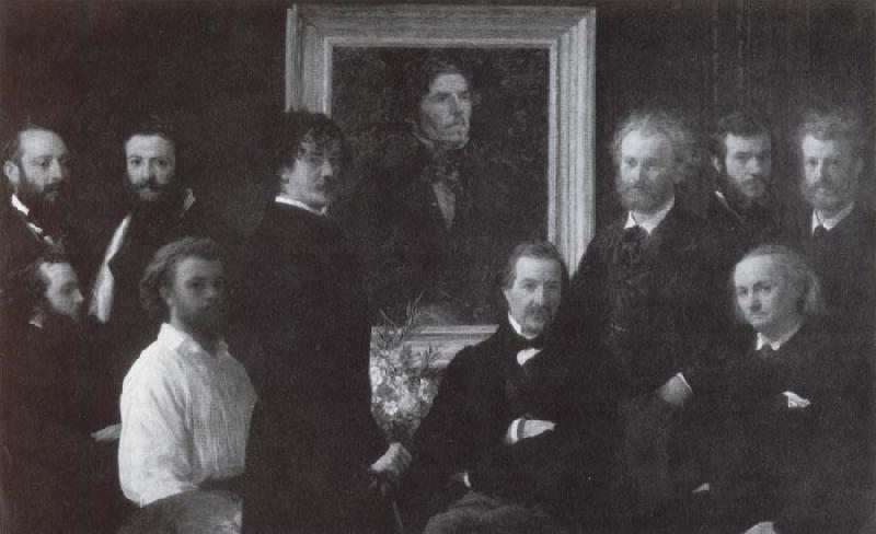 Henri Fantin-Latour Hommage a Delacroix
